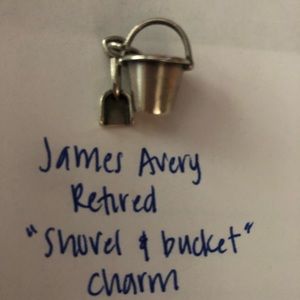 Shovel and bucket RETIRED James avery charm
